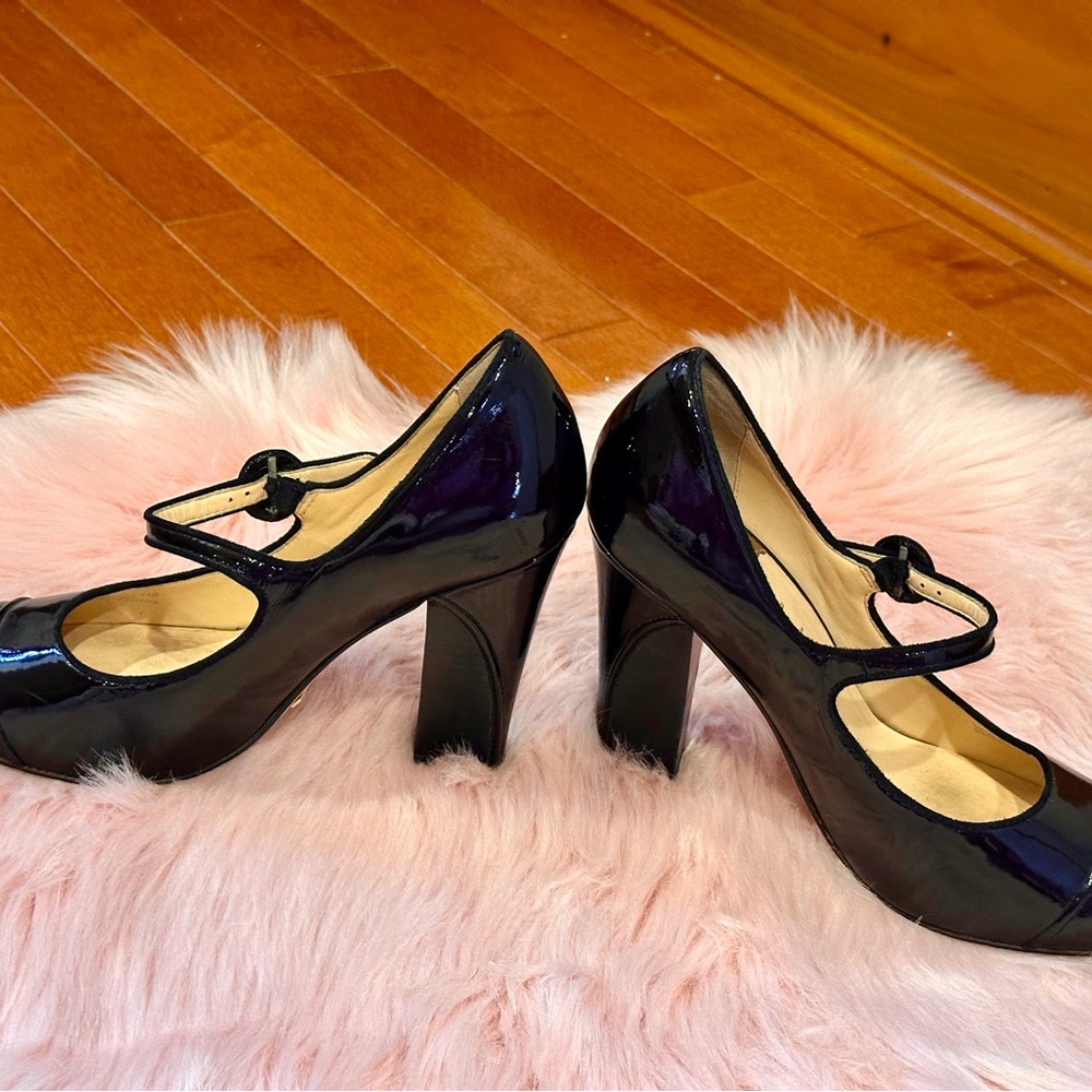 Cole Haan Black Mary Jane Heels - Picture 2 of 8
